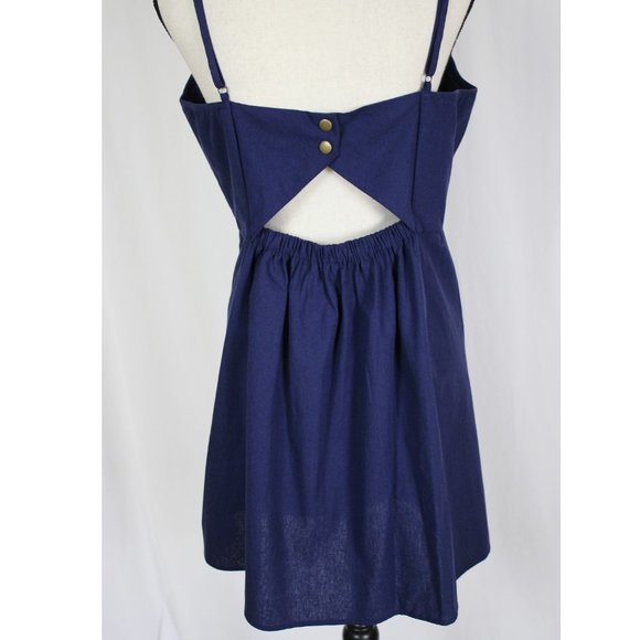 ๐ฅHP๐ฅNWOT Pixley Blue Fit & Flare Dress Large - Picture 6 of 8